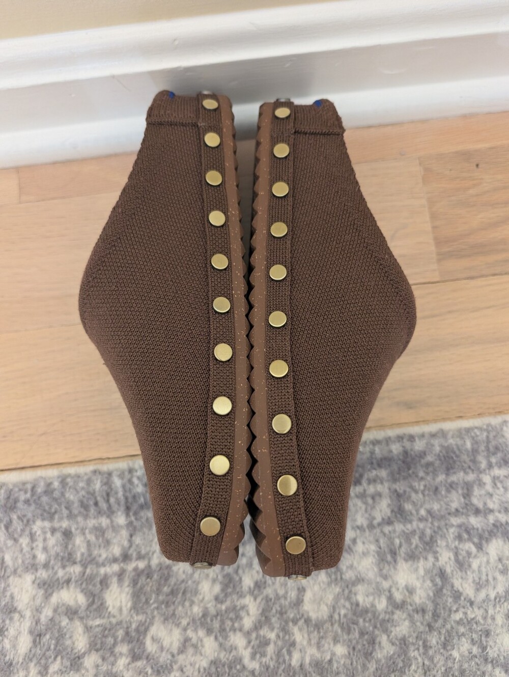 NWOT Rothy's The Casual Clog Studded Brown Size 6